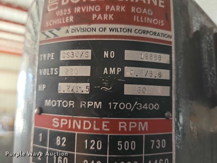 image for item DY1454 Bridgeport drill press