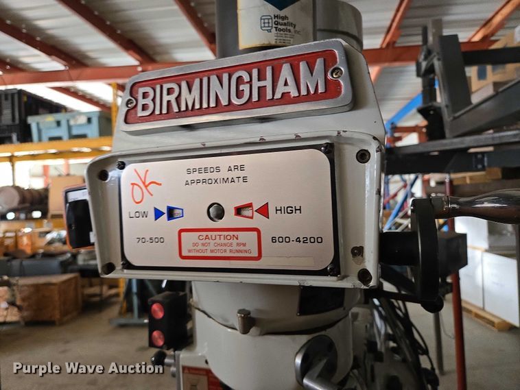 image for item DY1455 Birmingham milling machine
