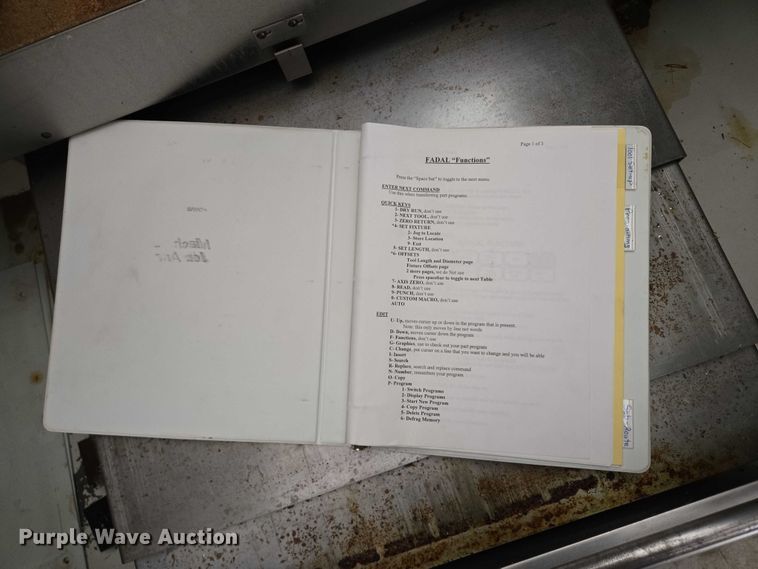 image for item DY1457 Fadal 904-1 CNC mill