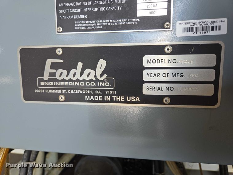 image for item DY1457 Fadal 904-1 CNC mill