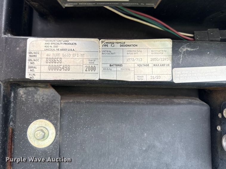 image for item DY8306  (2) Cushman Turf-Truckster utility vehicles