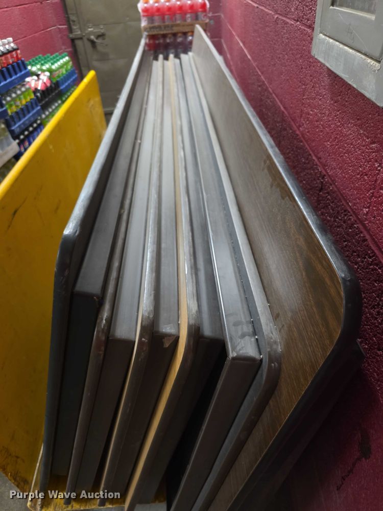 image for item DZ3485 (10) 8'L folding tables 