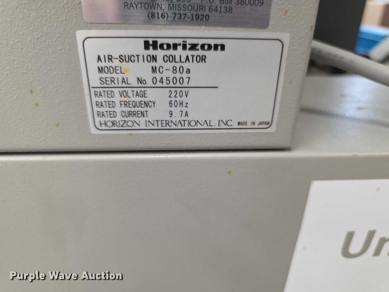 image for item DZ6423 Horizon FC11 collator/stitcher/trimmer