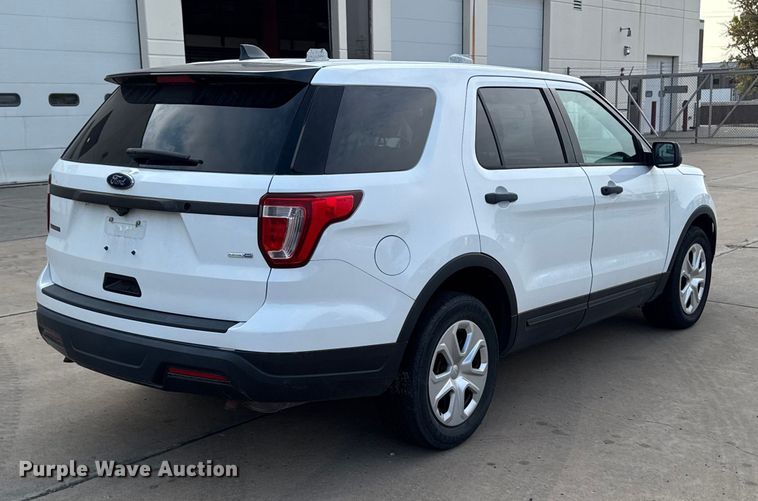 image for item EA1965 2018 Ford Explorer Police Interceptor SUV