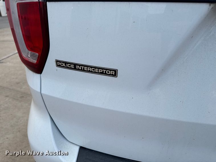 image for item EA1965 2018 Ford Explorer Police Interceptor SUV