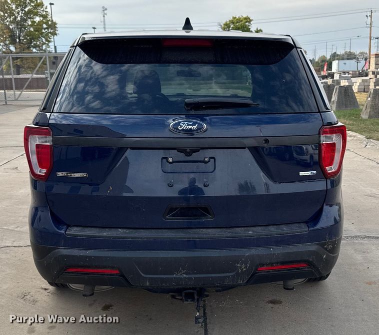 image for item EA1968 2019 Ford Explorer Police Interceptor SUV