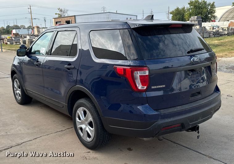 image for item EA1968 2019 Ford Explorer Police Interceptor SUV