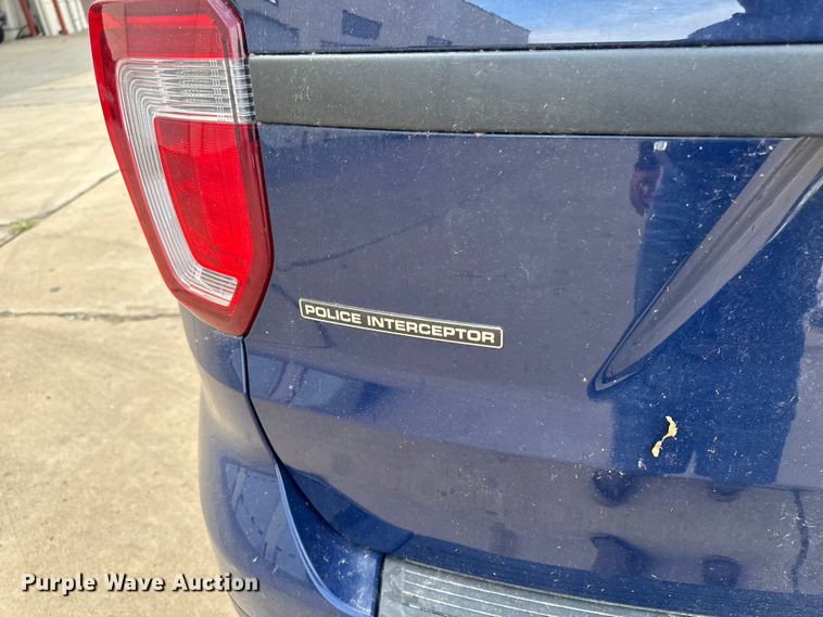 image for item EA1968 2019 Ford Explorer Police Interceptor SUV