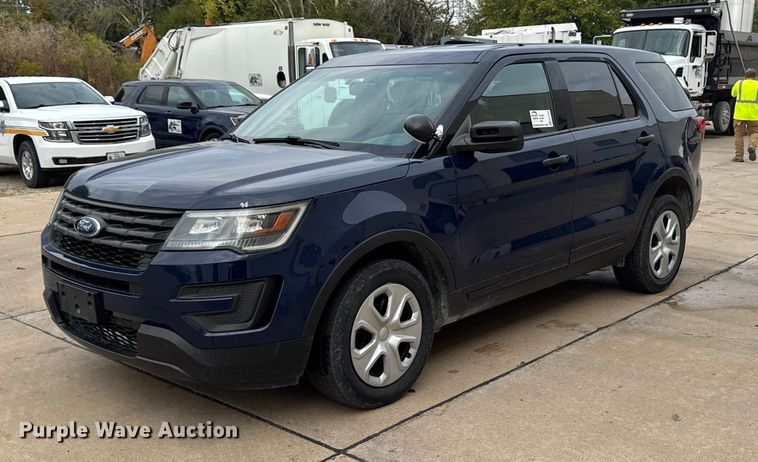 image for item EA1969 2017 Ford Explorer Police Interceptor SUV