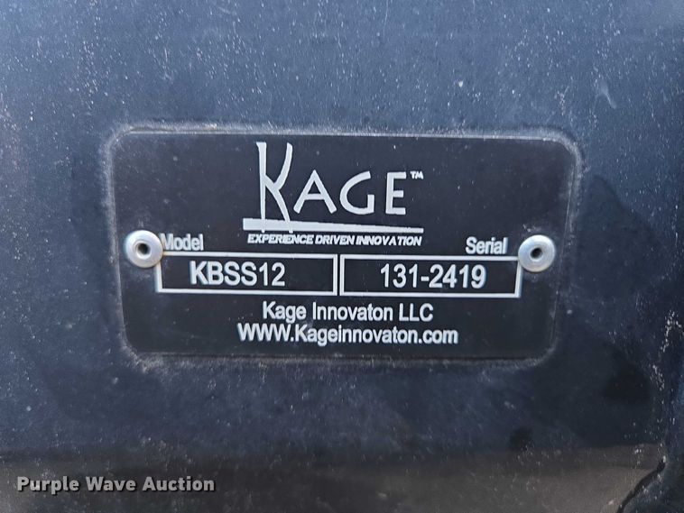 image for item EB1131 Kage KBSS12 wheel loader snow pusher