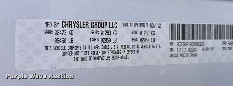 image for item ED2308 2013 Dodge Charger Police 