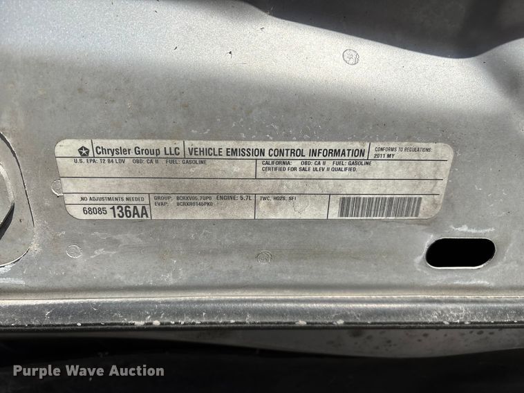 image for item ED2309 2011 Dodge Charger Police 