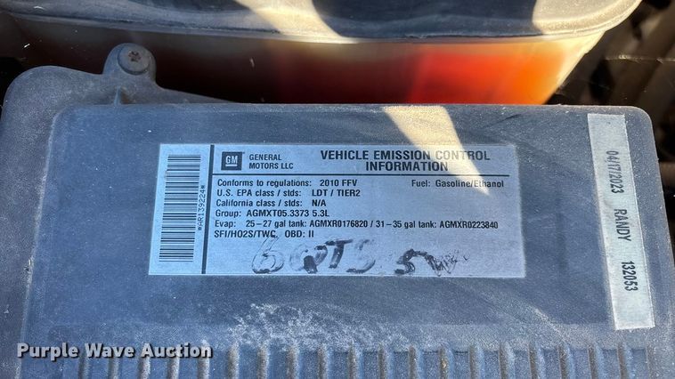 image for item ED2310 2010 Chevrolet Tahoe SUV