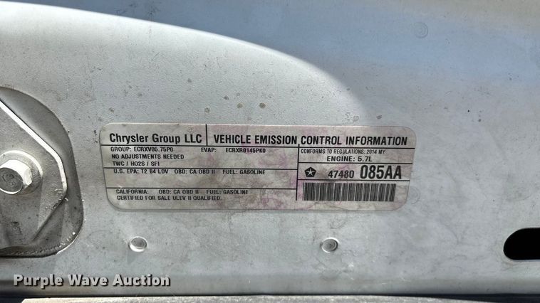 image for item ED2312 2014 Dodge Charger Police 