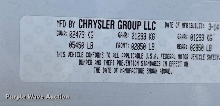 image for item ED2312 2014 Dodge Charger Police 