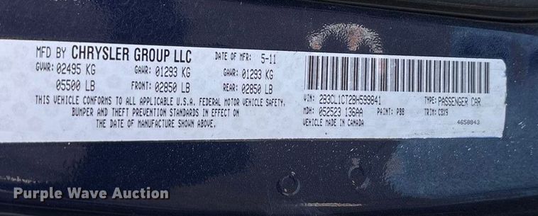 image for item ED2318 2011 Dodge Charger Police 