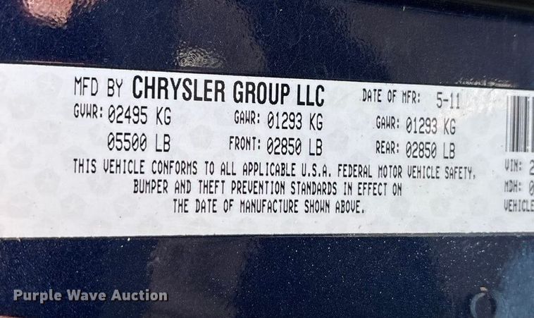 image for item ED2318 2011 Dodge Charger Police 