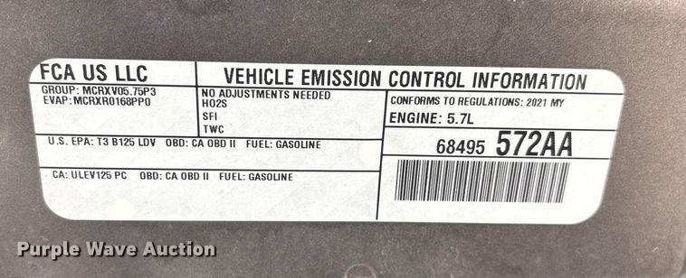 image for item ED2320 2021 Dodge Charger Police 