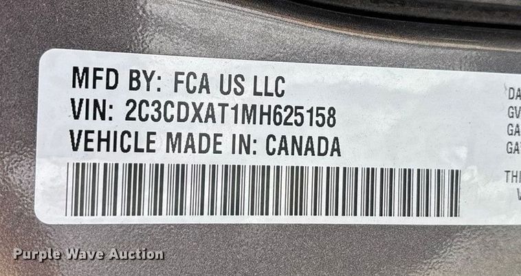 image for item ED2321 2021 Dodge Charger Police 