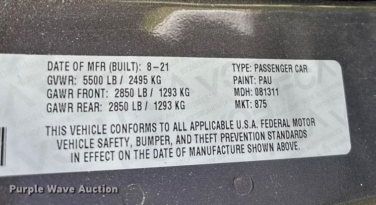 image for item ED2322 2021 Dodge Charger Police 