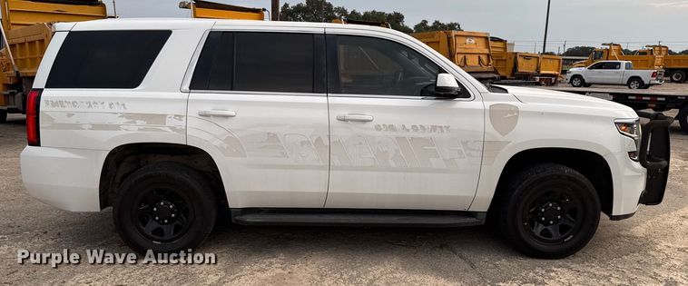 image for item ED5823 2016 Chevrolet Tahoe Police SUV