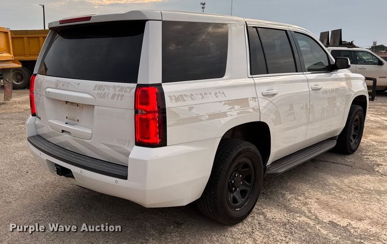 image for item ED5823 2016 Chevrolet Tahoe Police SUV