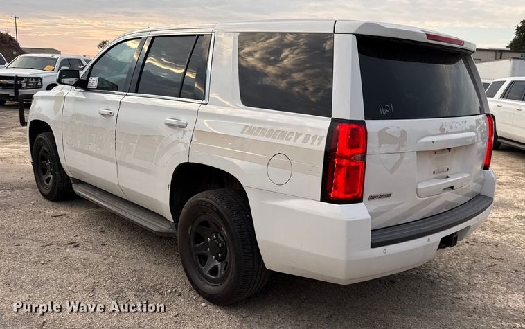 image for item ED5823 2016 Chevrolet Tahoe Police SUV