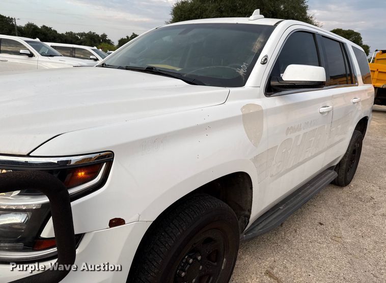 image for item ED5823 2016 Chevrolet Tahoe Police SUV