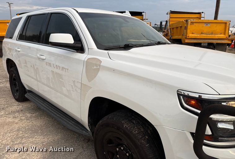 image for item ED5823 2016 Chevrolet Tahoe Police SUV