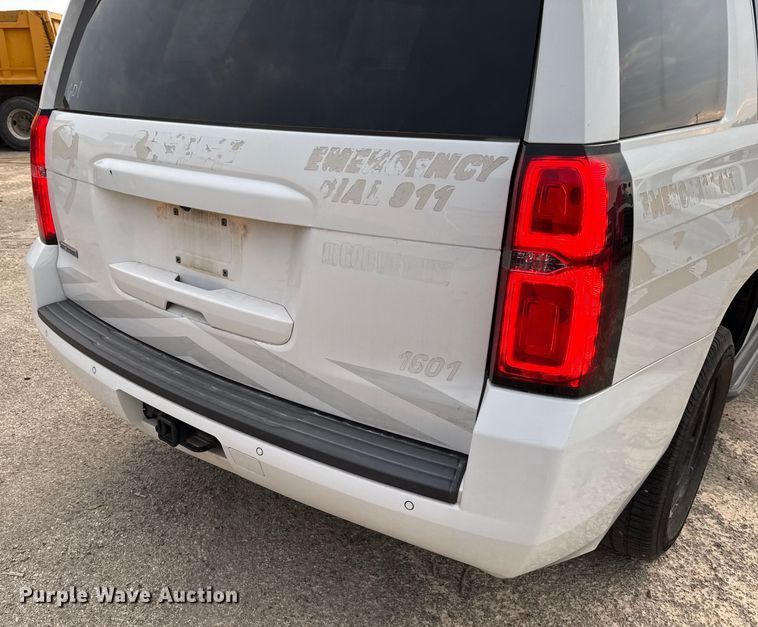 image for item ED5823 2016 Chevrolet Tahoe Police SUV