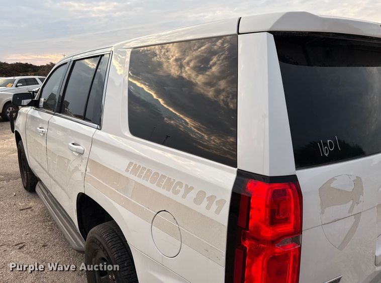 image for item ED5823 2016 Chevrolet Tahoe Police SUV