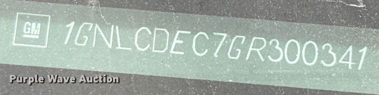 image for item ED5823 2016 Chevrolet Tahoe Police SUV