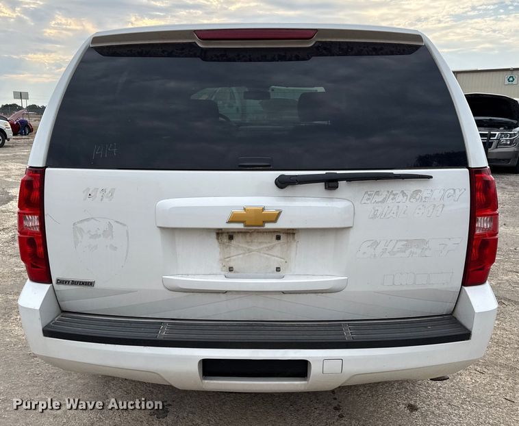 image for item ED5824 2014 Chevrolet Tahoe Police SUV
