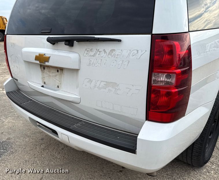 image for item ED5824 2014 Chevrolet Tahoe Police SUV