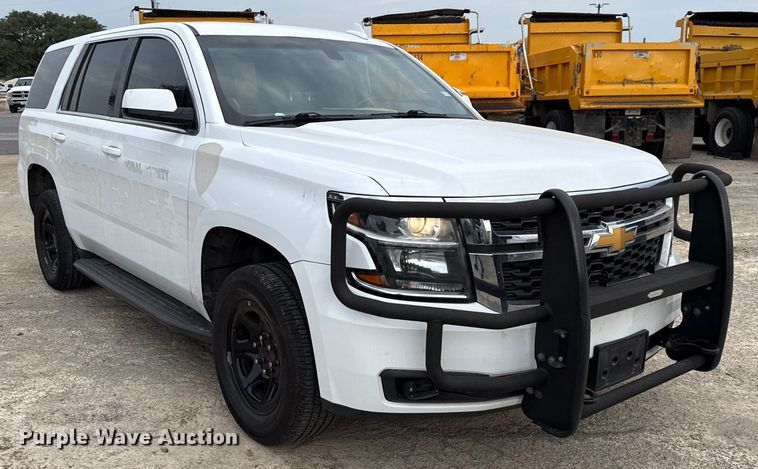 image for item ED5825 2018 Chevrolet Tahoe Police SUV