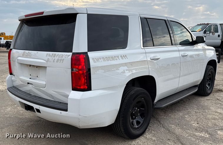 image for item ED5825 2018 Chevrolet Tahoe Police SUV