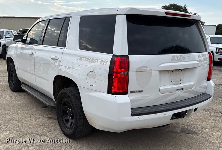 image for item ED5825 2018 Chevrolet Tahoe Police SUV