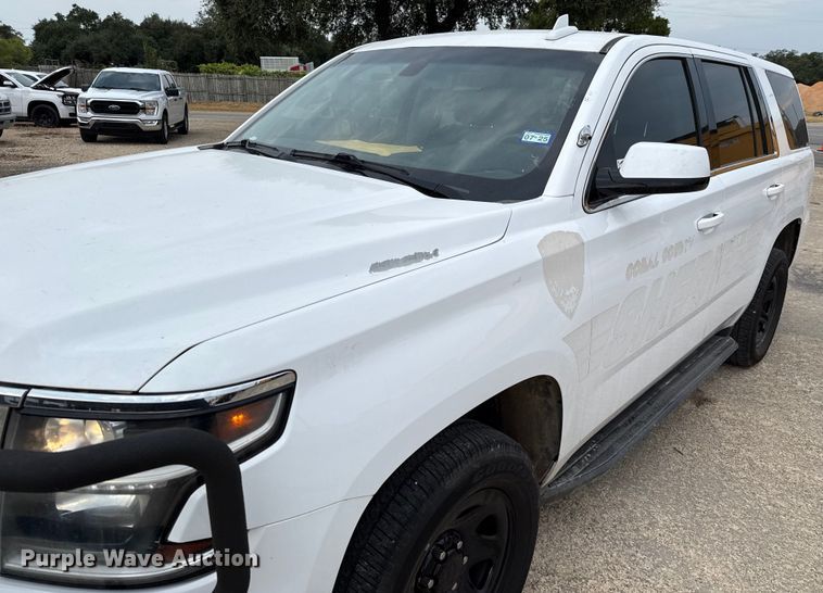 image for item ED5825 2018 Chevrolet Tahoe Police SUV