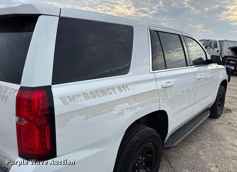 image for item ED5825 2018 Chevrolet Tahoe Police SUV