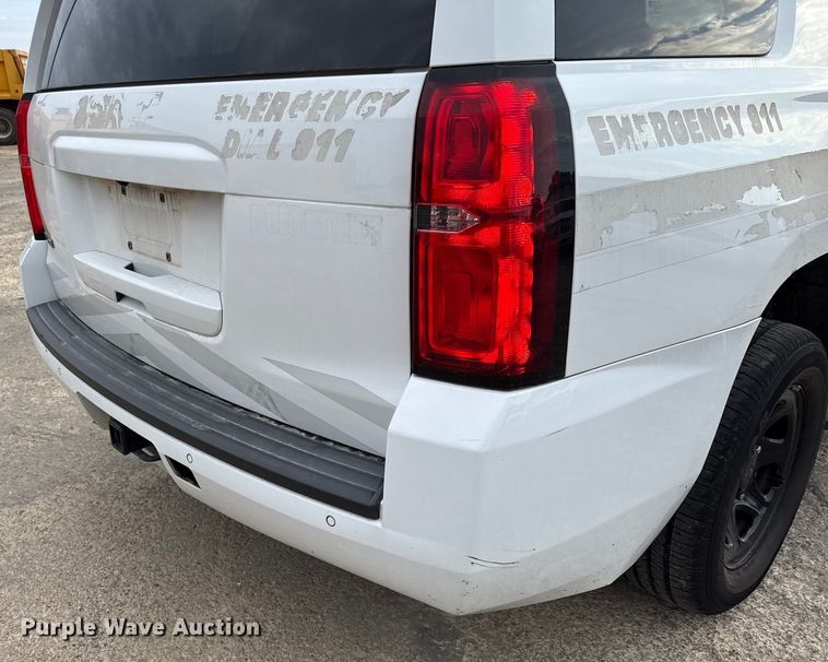 image for item ED5825 2018 Chevrolet Tahoe Police SUV