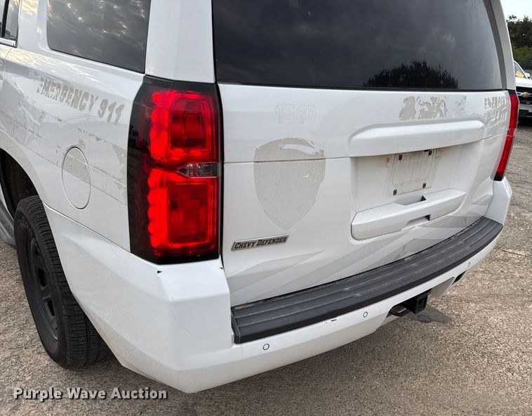 image for item ED5825 2018 Chevrolet Tahoe Police SUV
