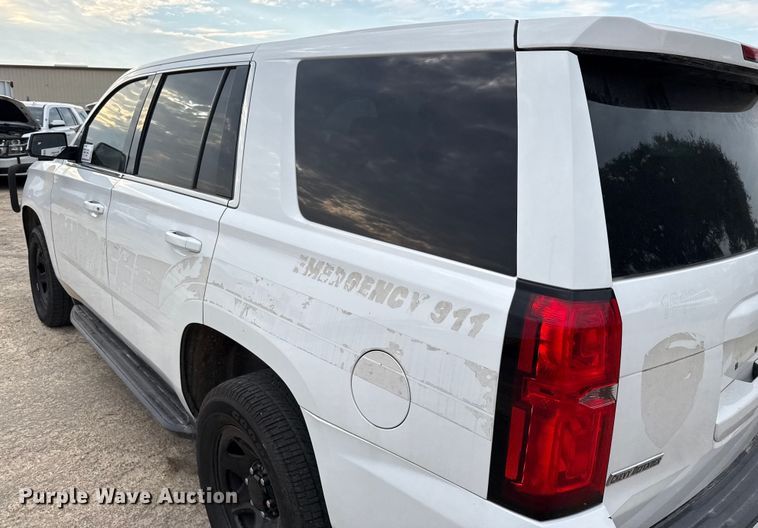 image for item ED5825 2018 Chevrolet Tahoe Police SUV