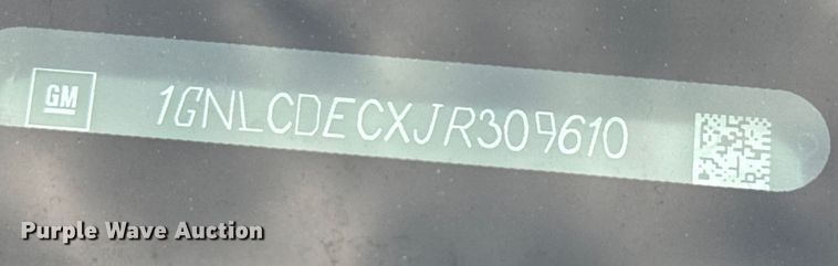 image for item ED5825 2018 Chevrolet Tahoe Police SUV