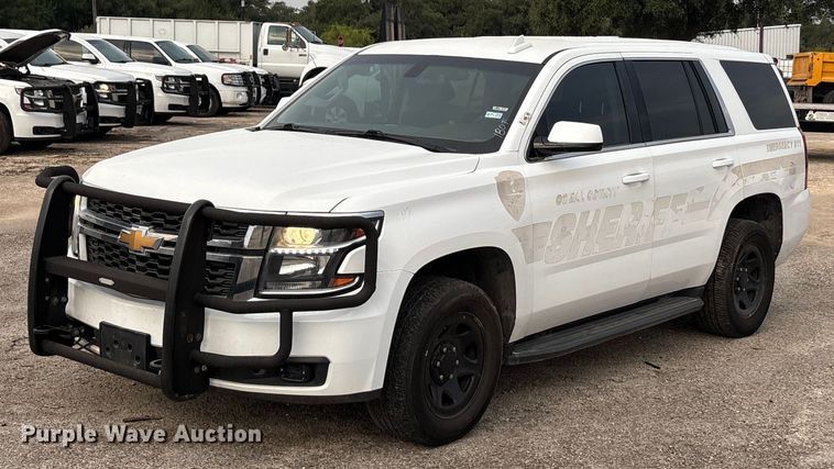 image for item ED5830 2018 Chevrolet Tahoe Police SUV