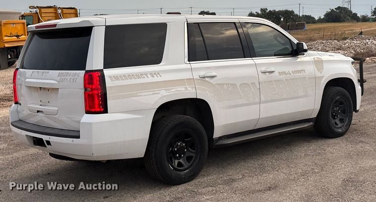 image for item ED5830 2018 Chevrolet Tahoe Police SUV