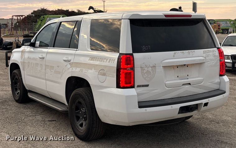 image for item ED5830 2018 Chevrolet Tahoe Police SUV