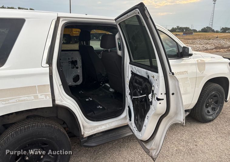 image for item ED5830 2018 Chevrolet Tahoe Police SUV