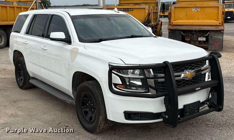 image for item ED5831 2015 Chevrolet Tahoe Police SUV