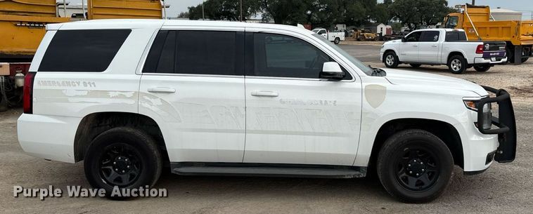 image for item ED5831 2015 Chevrolet Tahoe Police SUV