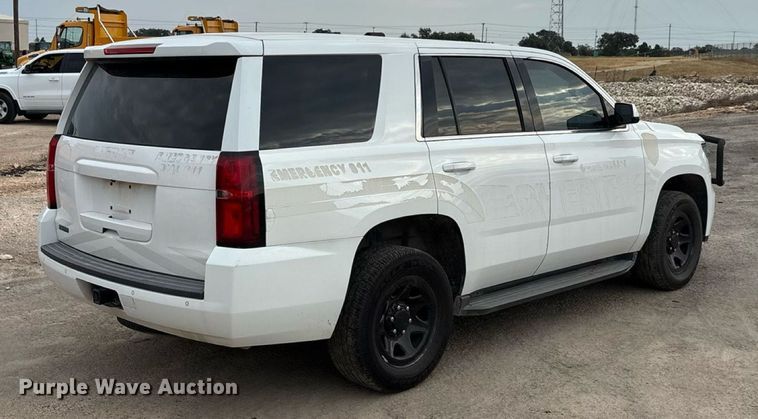 image for item ED5831 2015 Chevrolet Tahoe Police SUV